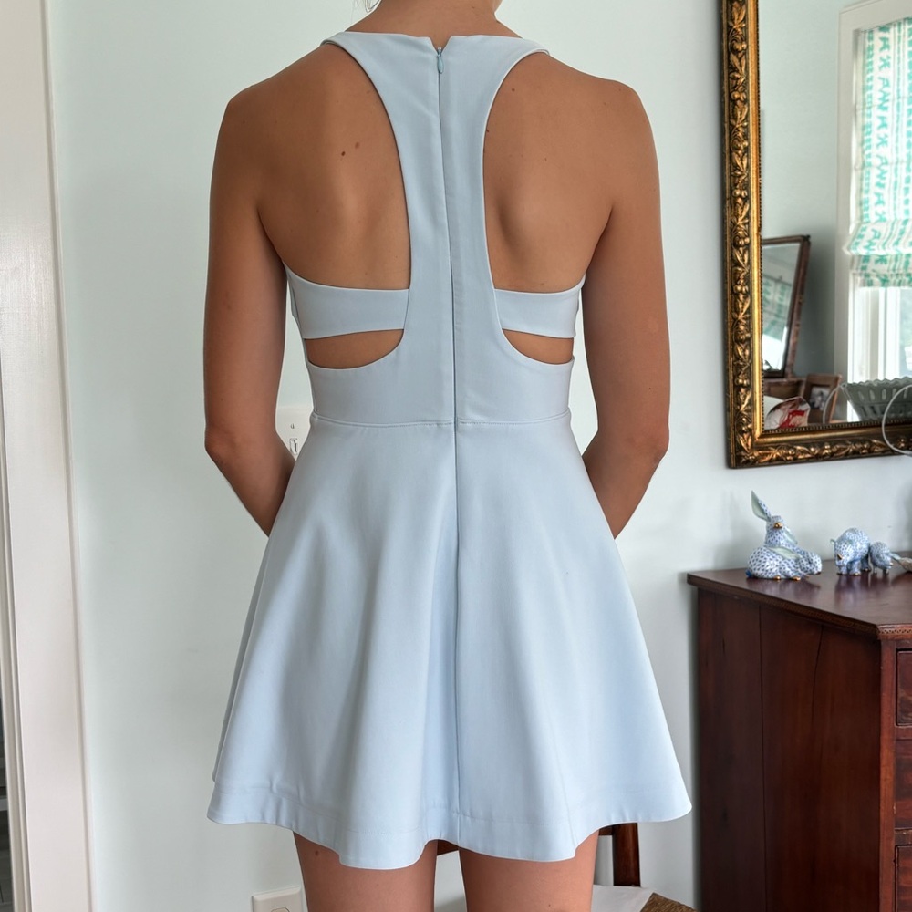 Elizabeth and James Blue racer tank dress sz4